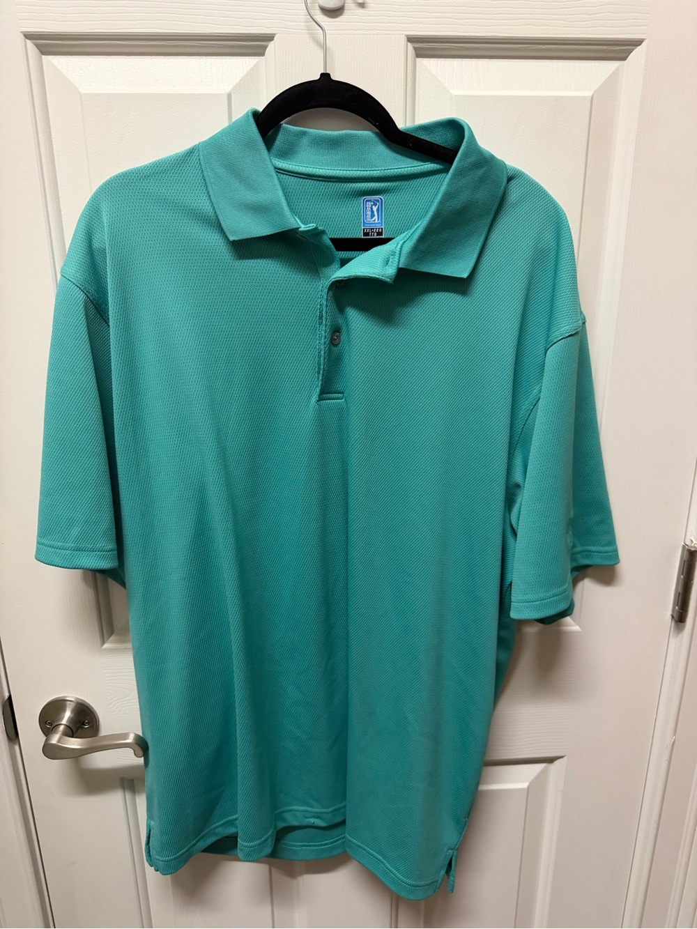 PGA Tour Men's Green Performance Polo